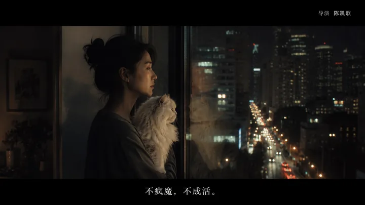 猫窗系列第 04 张，陈凯歌 / Chen Kaige 风格启发画面