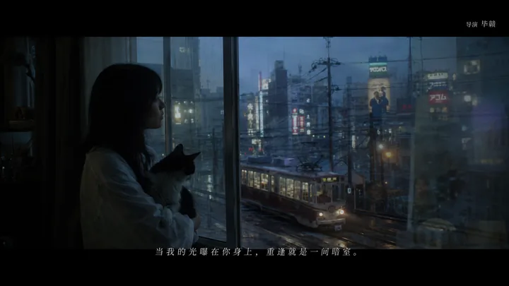 猫窗系列第 12 张，毕赣 / Bi Gan 风格启发画面