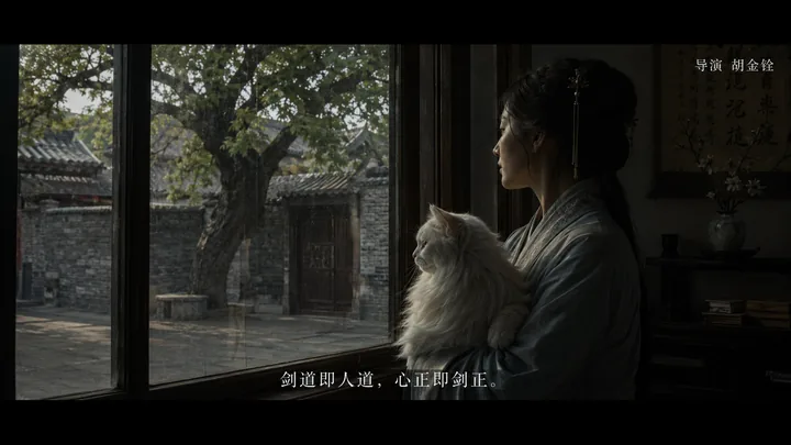 猫窗系列第 14 张，胡金铨 / King Hu 风格启发画面