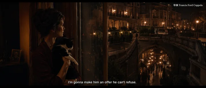猫窗系列第 27 张，弗朗西斯·福特·科波拉 / Francis Ford Coppola 风格启发画面