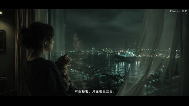 猫窗系列第 30 张，大卫·芬奇 / David Fincher 风格启发画面