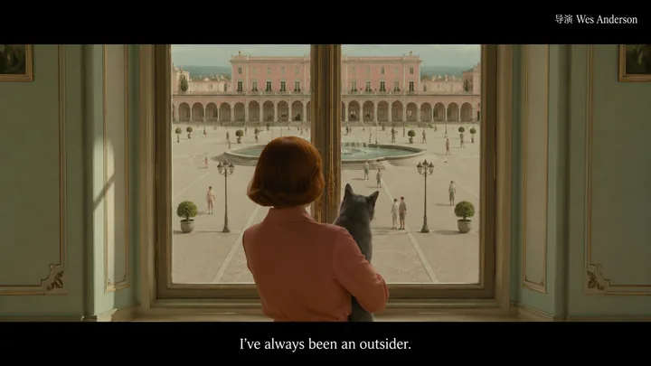 猫窗系列第 33 张，韦斯·安德森 / Wes Anderson 风格启发画面