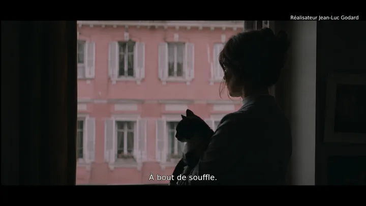 猫窗系列第 42 张，让-吕克·戈达尔 / Jean-Luc Godard 风格启发画面