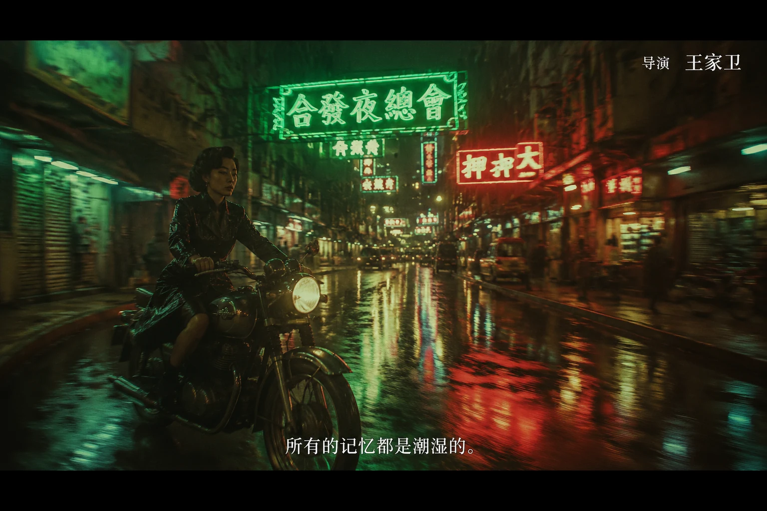 王家卫 / Wong Kar-wai 风格启发画面