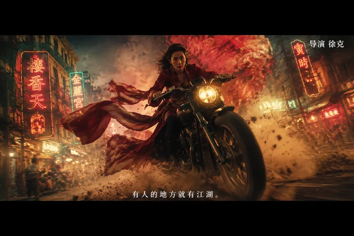 第 09 张，徐克 / Tsui Hark 风格启发画面