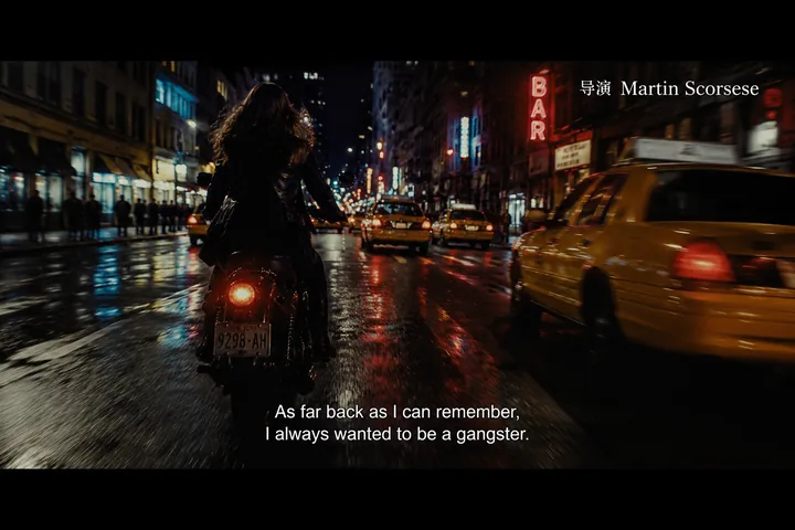 第 26 张，马丁·斯科塞斯 / Martin Scorsese 风格启发画面