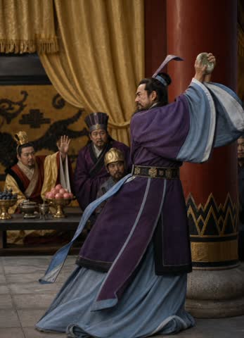 高清课本插图_完璧归赵_01 照片风格转换图