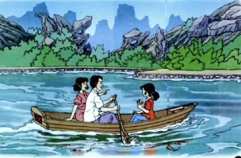 高清课本插图_清澈的湖水_01 原图
