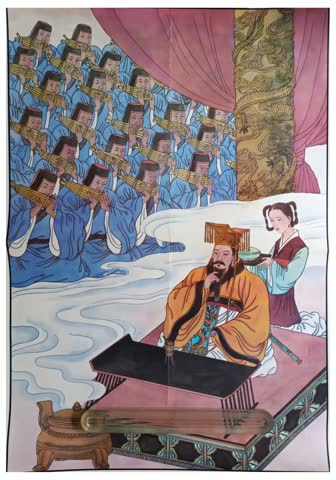 高清课本插图_滥竽充数_01 原图