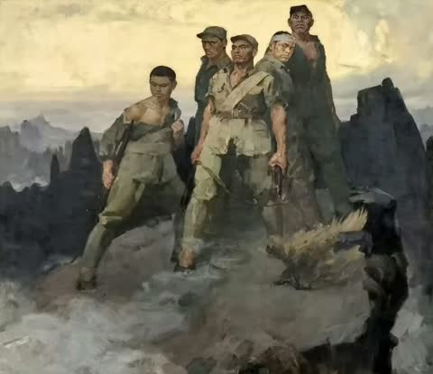高清课本插图_狼牙山五壮士_03 原图