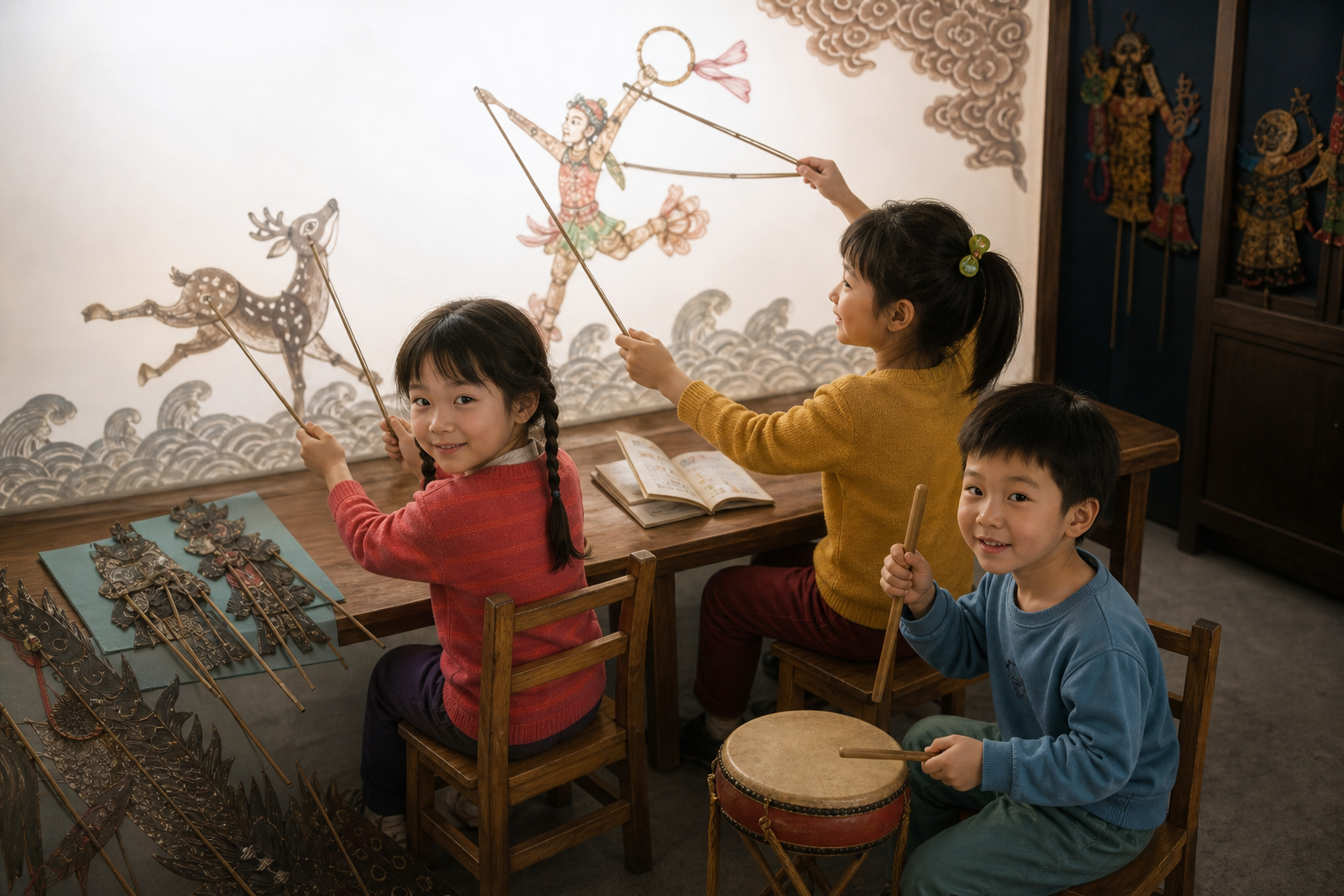 高清课本插图_二年级语文_01 照片风格转换图