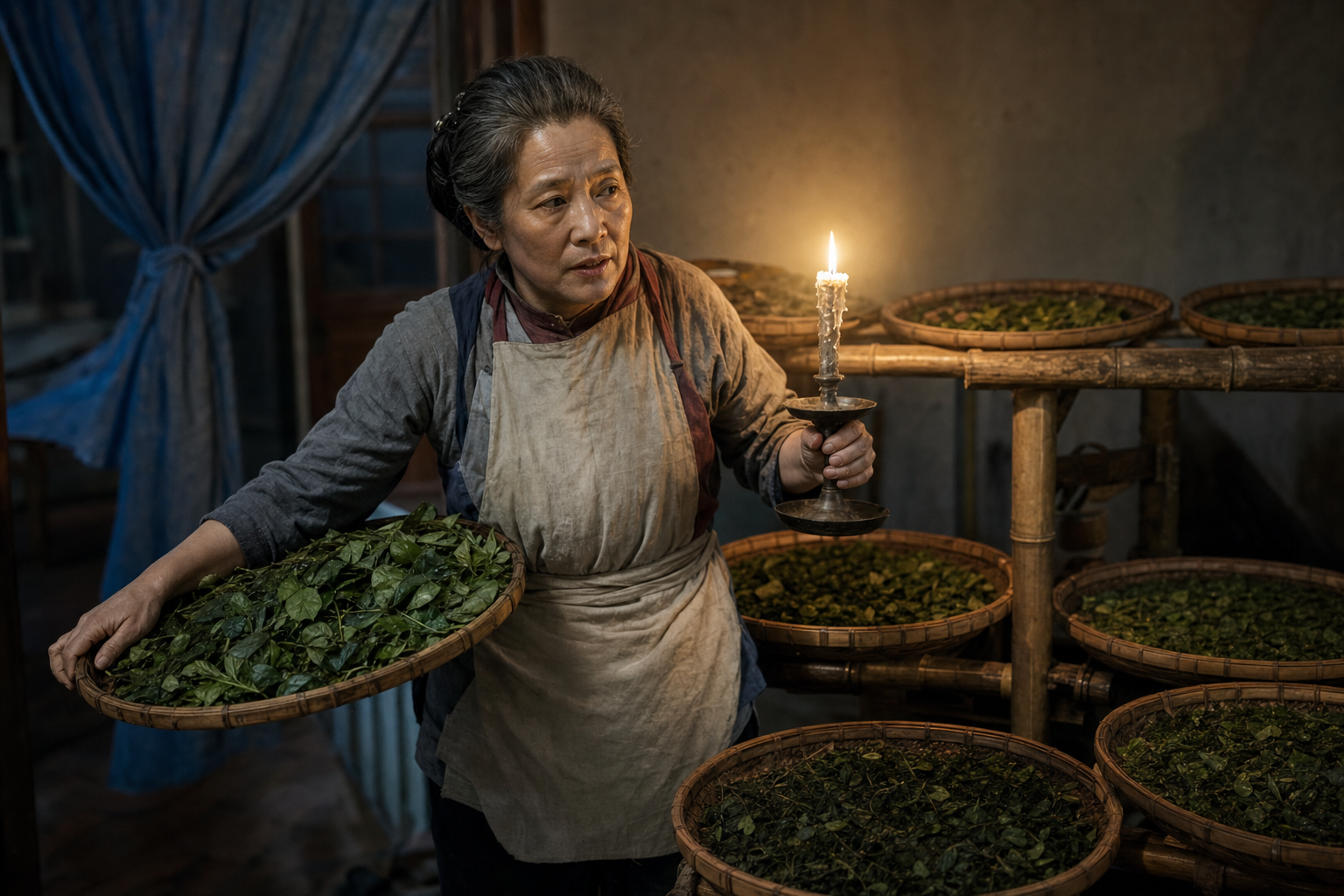 高清课本插图_春蚕_01 照片风格转换图
