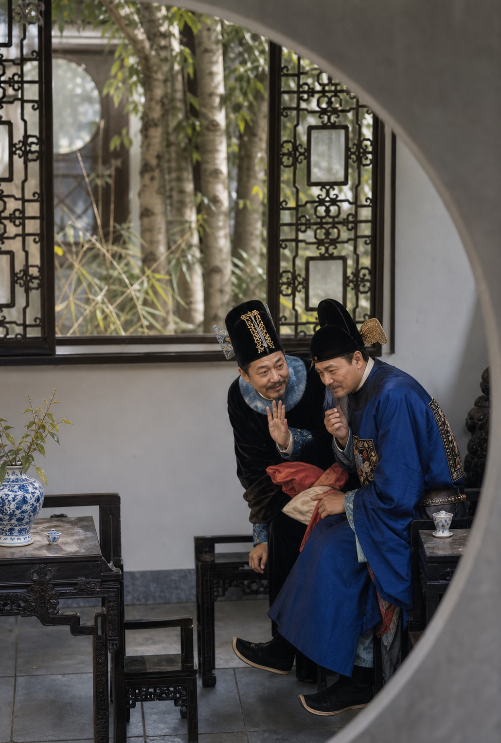 高清课本插图_葫芦僧判断葫芦案_01 照片风格转换图