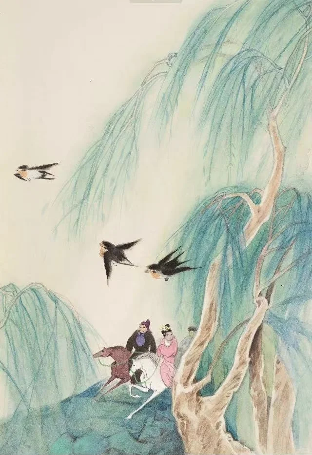 高清课本插图_咏柳_01 原图