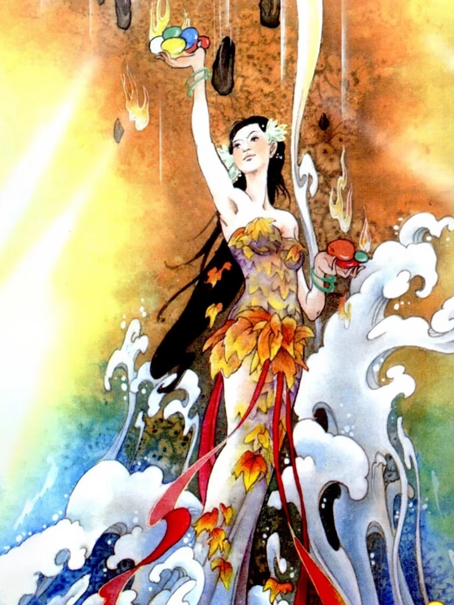 高清课本插图_女娲补天_01 原图