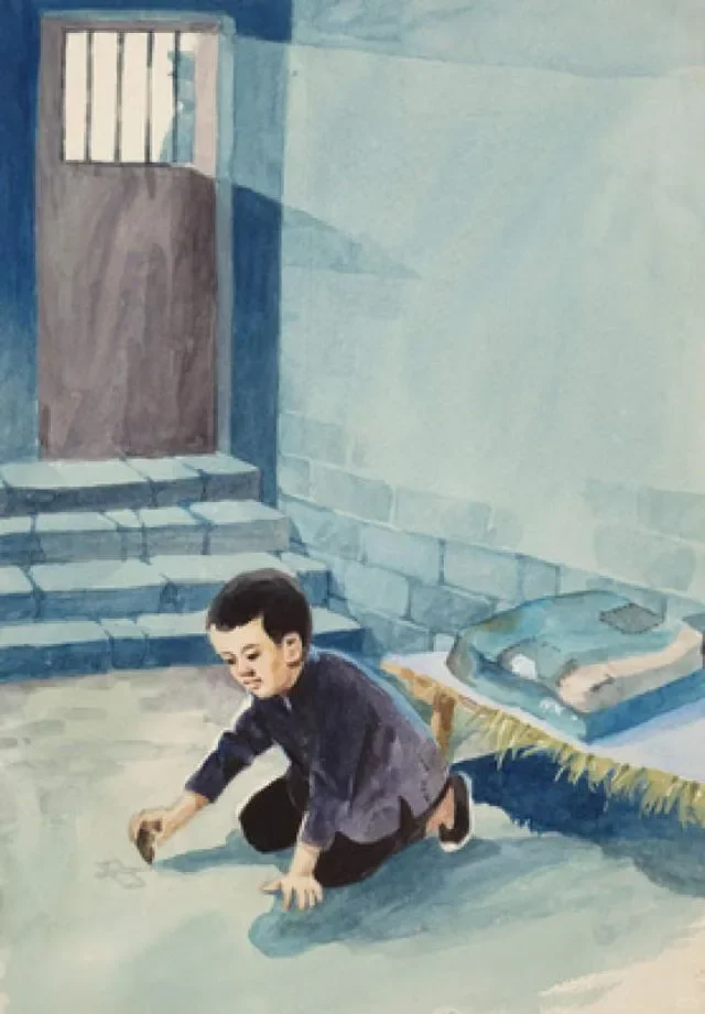 高清课本插图_小萝卜头_01 原图