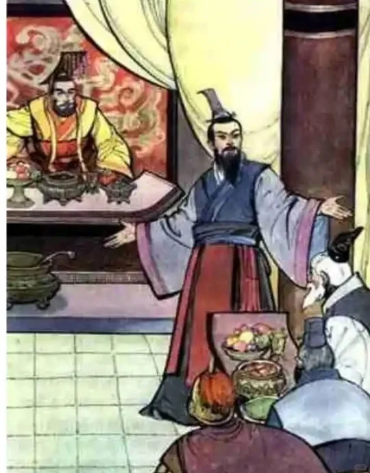 高清课本插图_晏子使楚_01 原图