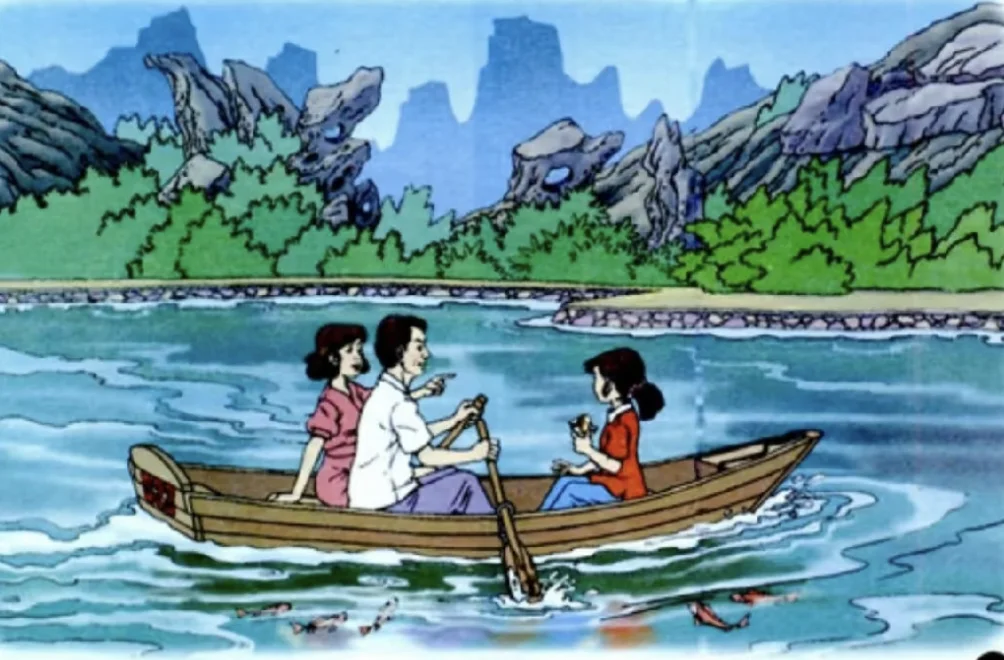 高清课本插图_清澈的湖水_01 原图