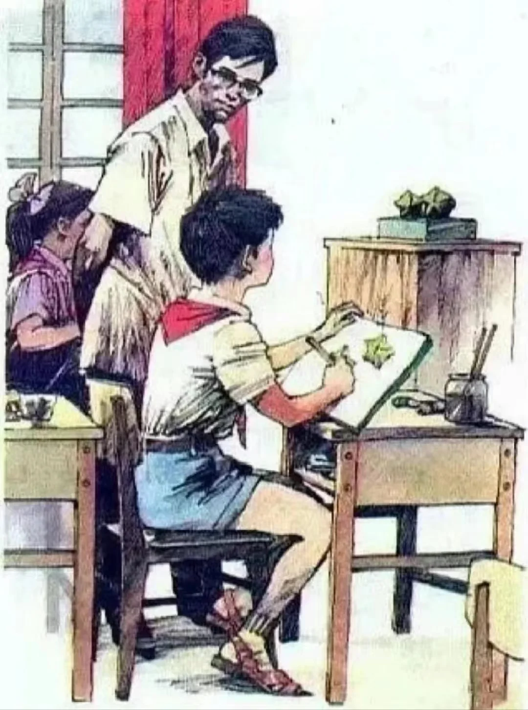 高清课本插图_画杨桃_03 原图