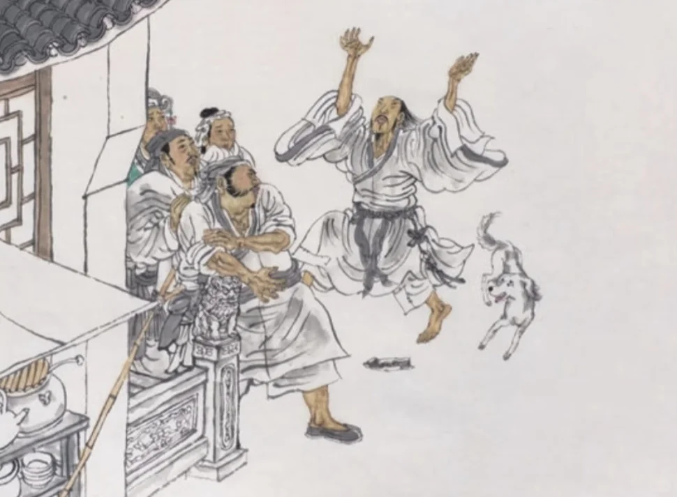 高清课本插图_范进中举_01 原图