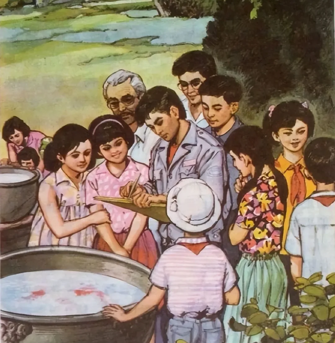 高清课本插图_鱼游到了纸上_01 原图